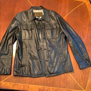 Diesel leather jacket large